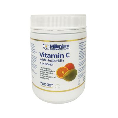 Millenium Pharmaceuticals White Vitamin C with Hesperidin Complex Oral Powder 500g